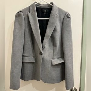 J. Crew 365 Gray Puff Sleeve Blazer Size 8 K3013